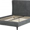 Amelia Winged back fabric Bed