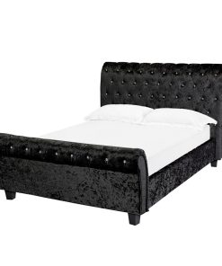 Isabella Sleigh Bed Black
