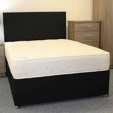 Landlords full set divan deal - Base, mattress, headboard, drawers