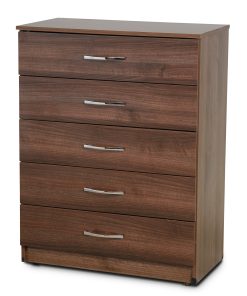 wallnut chest of drawers