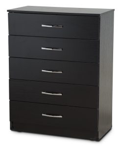 black chest of drawers