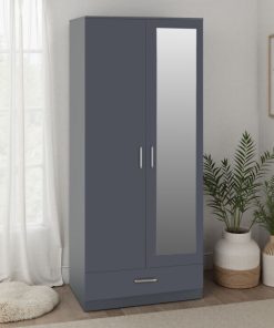 dakota 2 door 1 drawer with mirror