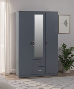 Dakota 3 door robe with mirror
