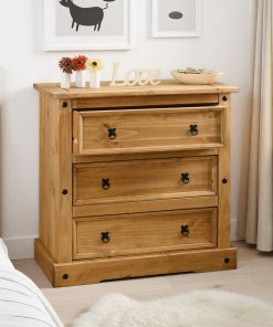 corona 3 drawer chest