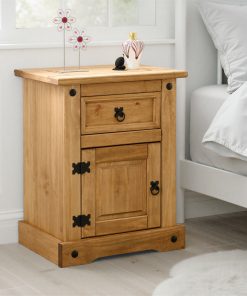 corona 1 door 1 drawer bedside