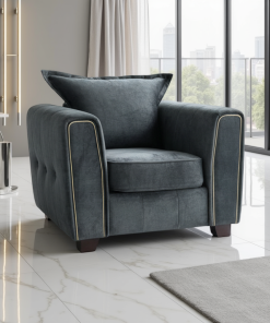 Serena Sofa Black Armchair