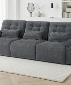 Dallas Electric Sofabed Grey 3 Seater